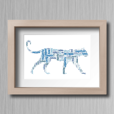 Leopard-Personailsed-Word-Art-Gift